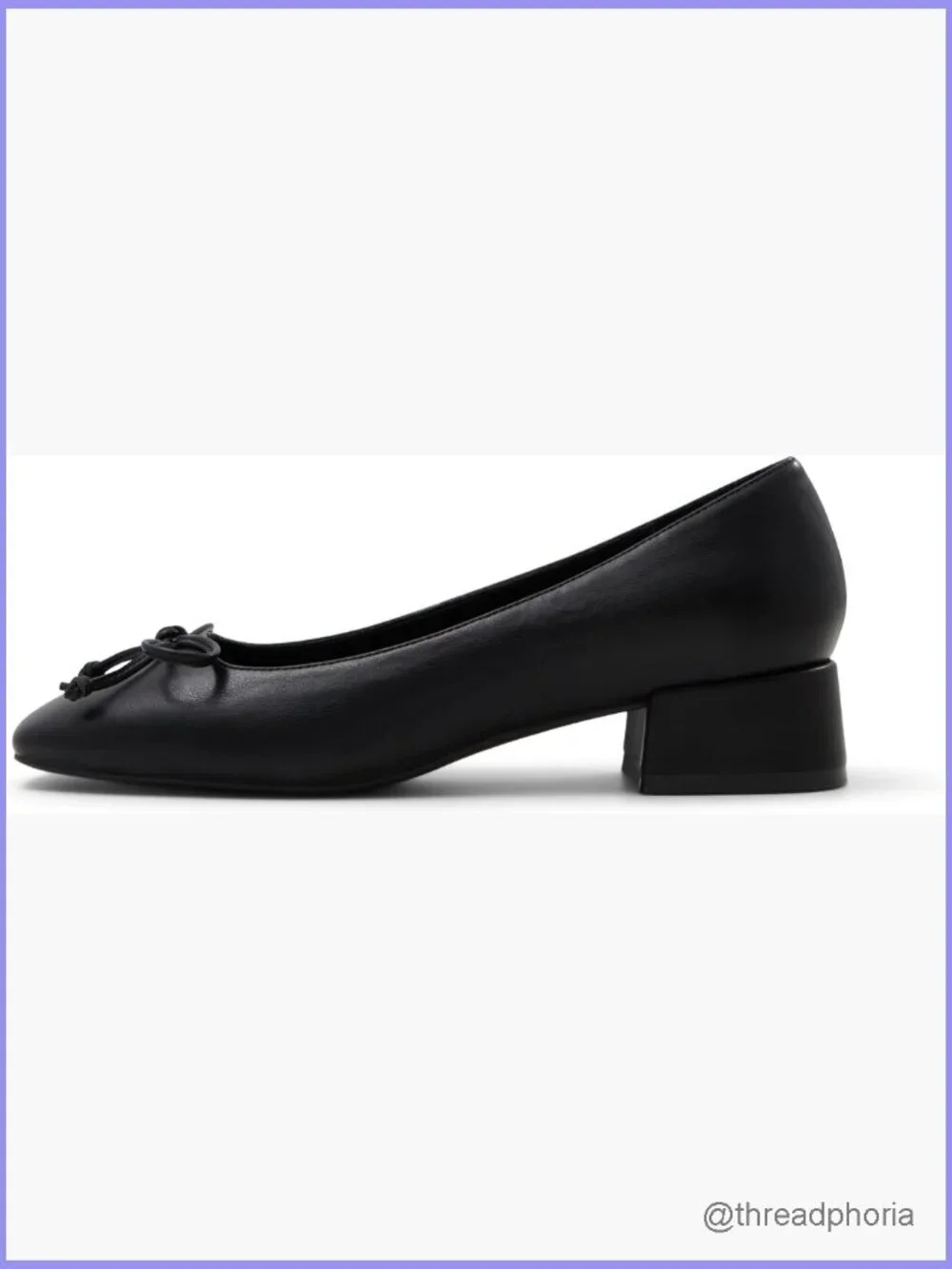 Women's Luucy Ballet Flats with Block Heel Pull-On Breathable